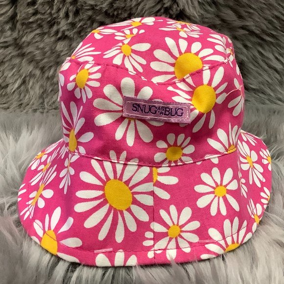 Snug As A Bug | Infant's Darlin' Daisy Sun Hat | Flowers | 0-3 Months - Picture 1 of 4